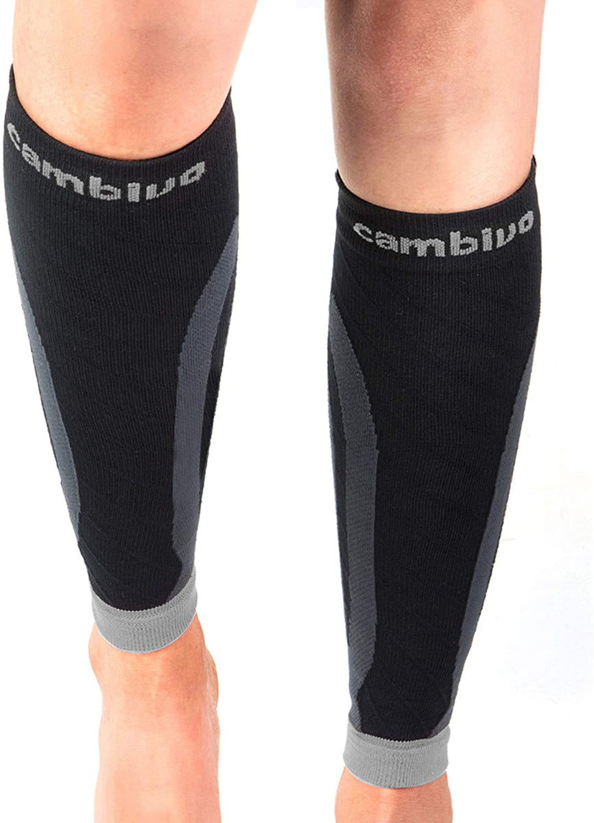 CAMBIVO Calf Compression Sleeve Men & Women 2 Pairs, Compression Socks –  CAMBIVO UK